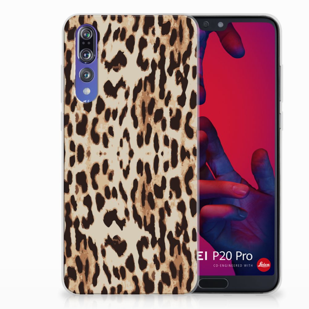 Huawei P20 Pro TPU Hoesje Leopard