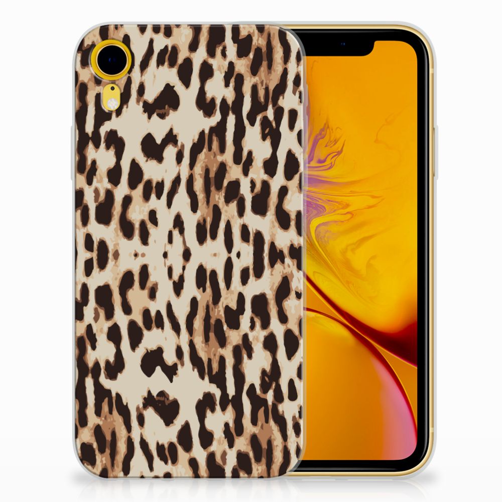 Apple iPhone Xr TPU Hoesje Leopard