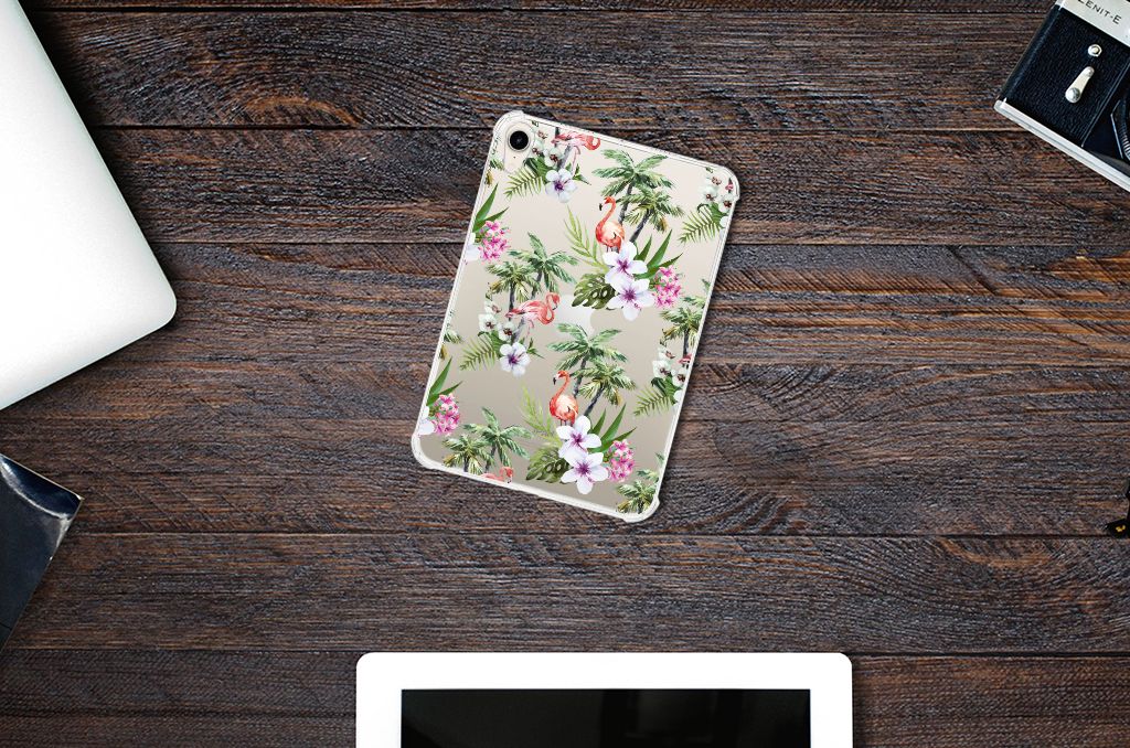 Apple iPad mini 6 (2021) Back Case Flamingo Palms
