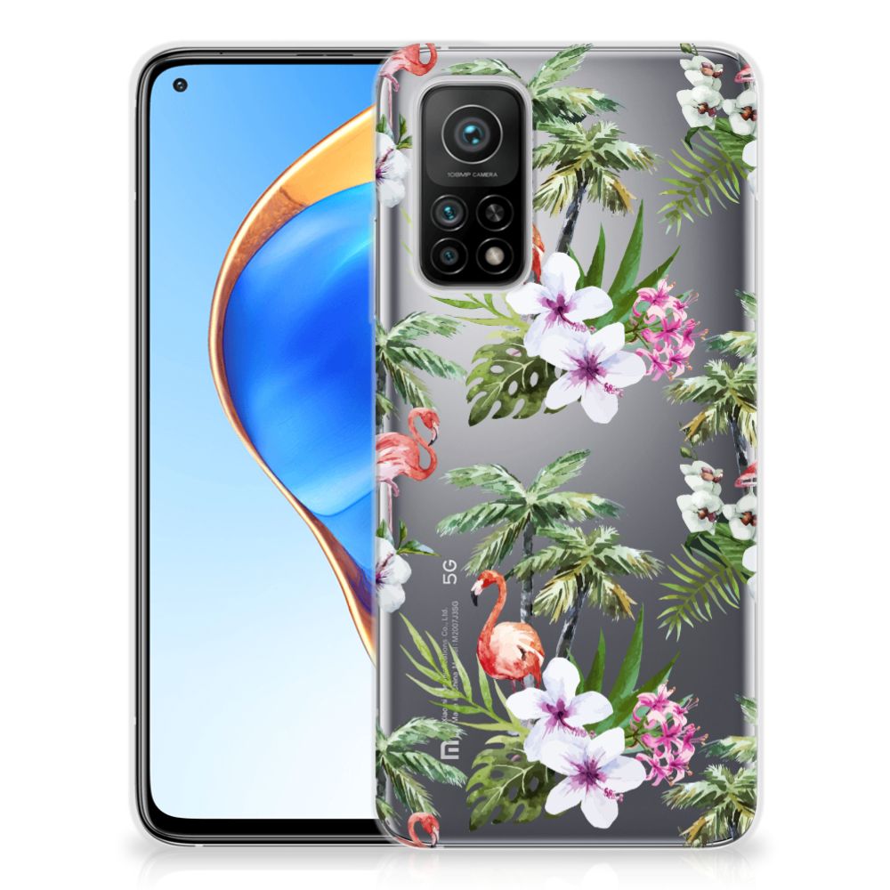 Xiaomi Mi 10T | 10T Pro TPU Hoesje Flamingo Palms