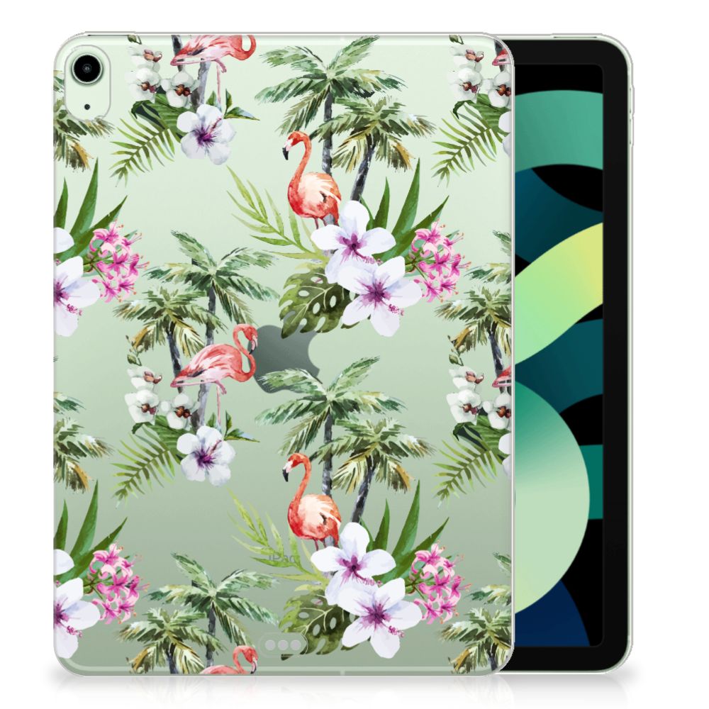 iPad Air (2020/2022) 10.9 inch Back Case Flamingo Palms