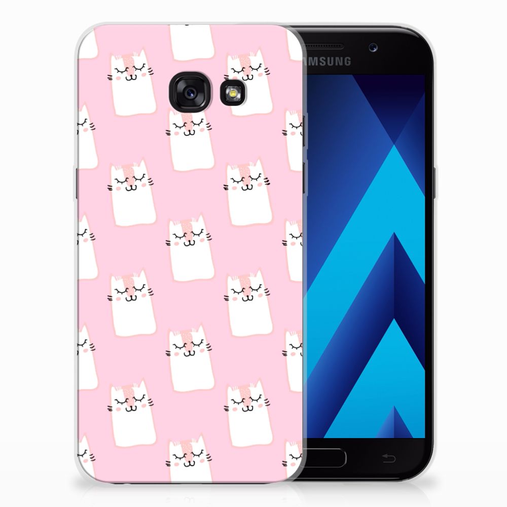 Samsung Galaxy A5 2017 TPU Hoesje Sleeping Cats