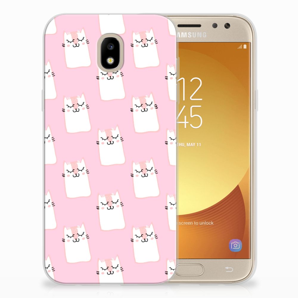 Samsung Galaxy J5 2017 TPU Hoesje Sleeping Cats