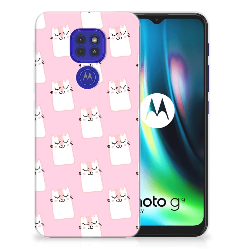 Motorola Moto G9 Play | E7 Plus TPU Hoesje Sleeping Cats