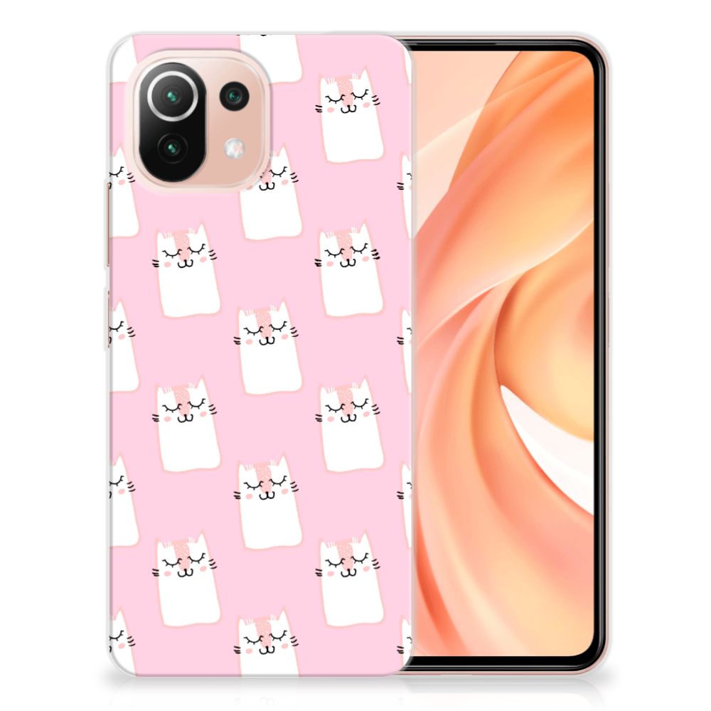 Xiaomi Mi 11 Lite | 11 Lite 5G NE TPU Hoesje Sleeping Cats