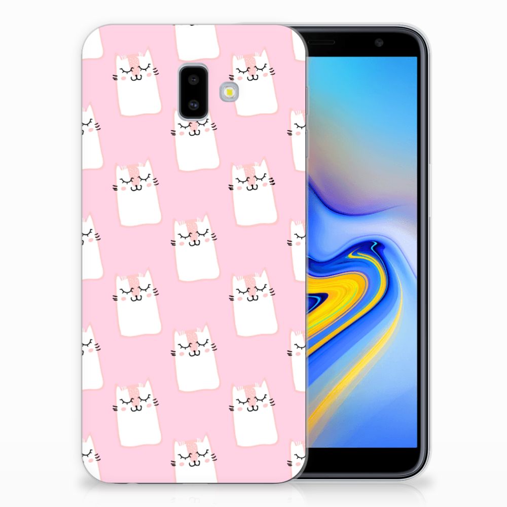 Samsung Galaxy J6 Plus (2018) TPU Hoesje Sleeping Cats