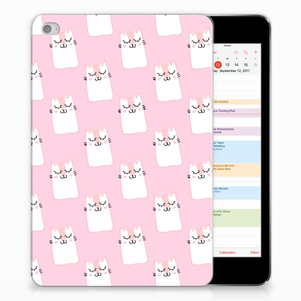 Apple iPad Mini 4 Uniek Tablethoesje Sleeping Cats