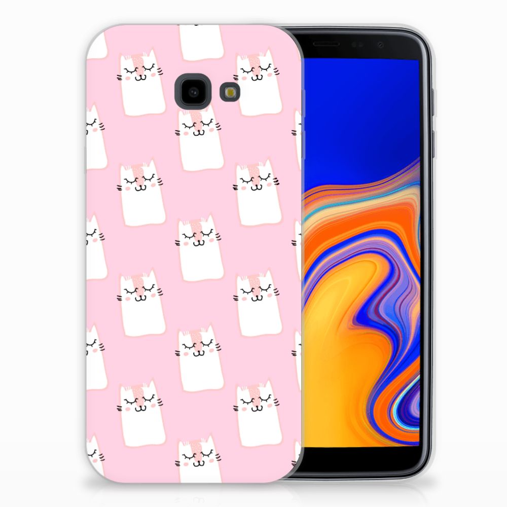 Samsung Galaxy J4 Plus (2018) TPU Hoesje Sleeping Cats