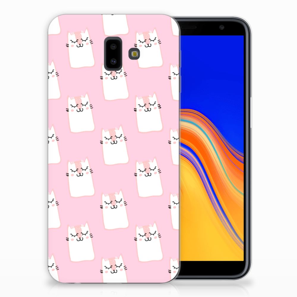 Samsung Galaxy J6 Plus (2018) TPU Hoesje Sleeping Cats