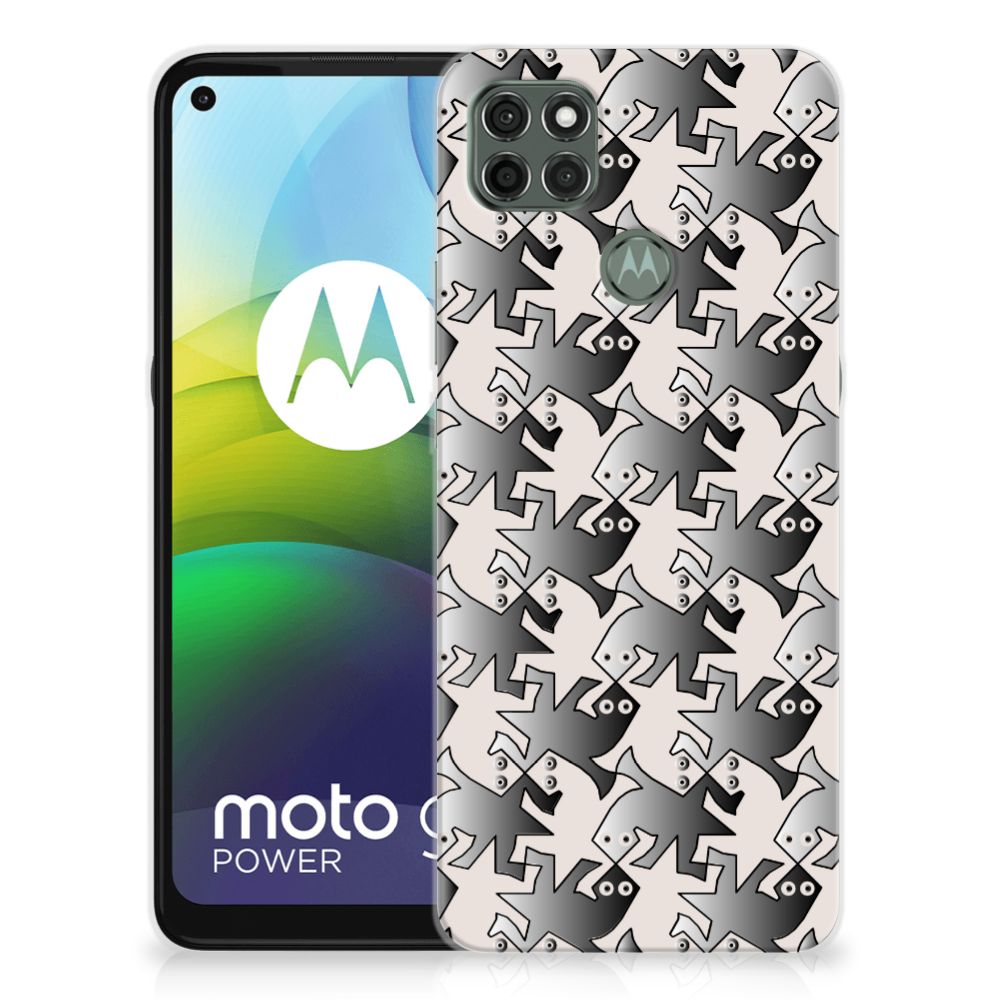 Motorola Moto G9 Power TPU Hoesje Salamander Grey