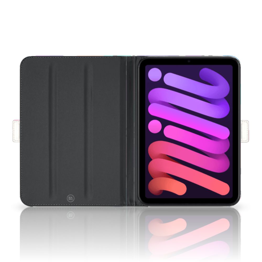 iPad Mini 6 (2021) Tablet Beschermhoes Blokken Kleurrijk