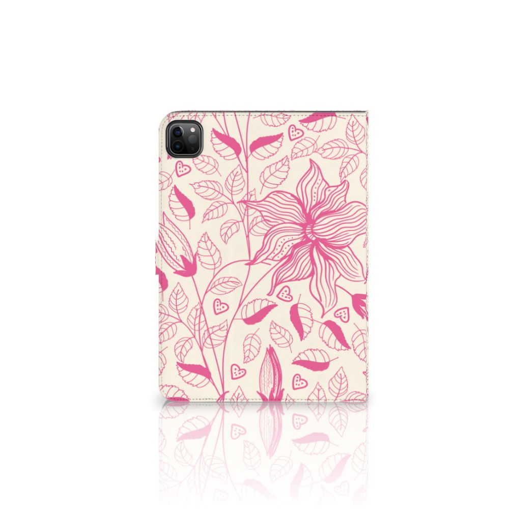 iPad Pro 11 2020/2021/2022 Tablet Cover Pink Flowers