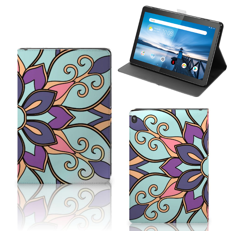Lenovo Tablet M10 Tablet Cover Purple Flower