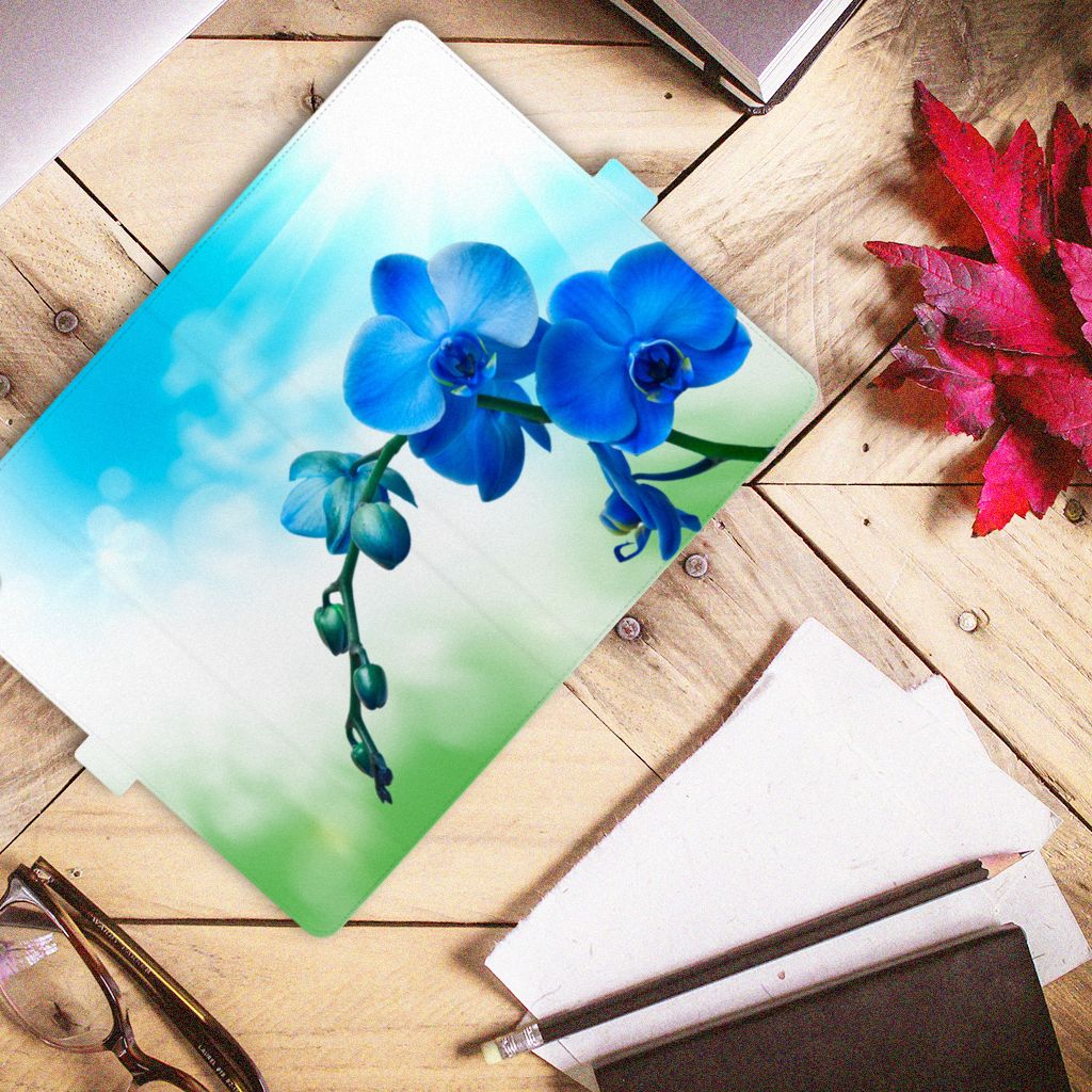 Lenovo Tab P11 | P11 Plus Tablet Cover Orchidee Blauw - Cadeau voor je Moeder