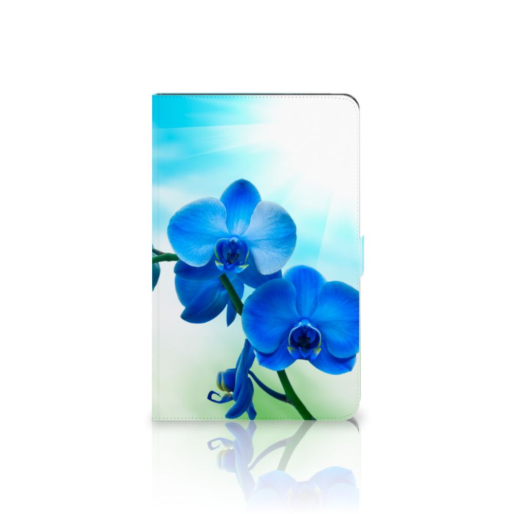 Samsung Galaxy Tab S6 Lite | S6 Lite (2022) Tablet Cover Orchidee Blauw - Cadeau voor je Moeder