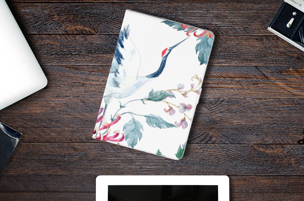 iPad 10.2 2019 | iPad 10.2 2020 | 10.2 2021 Flip Case Bird Flowers
