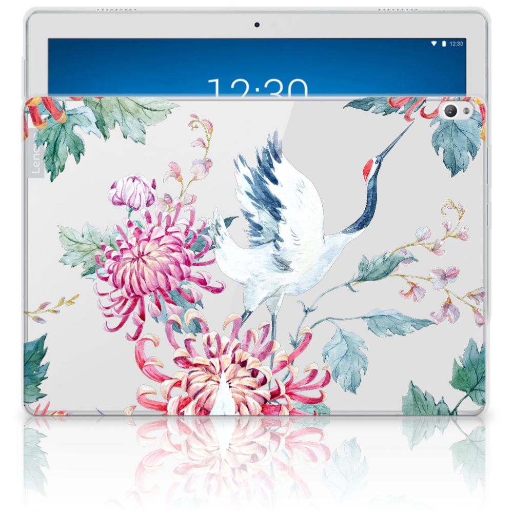 Lenovo Tab P10 Back Case Bird Flowers