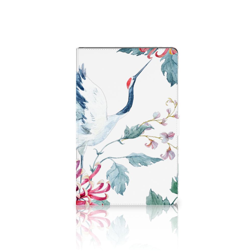 Samsung Galaxy Tab A7 (2020) Flip Case Bird Flowers