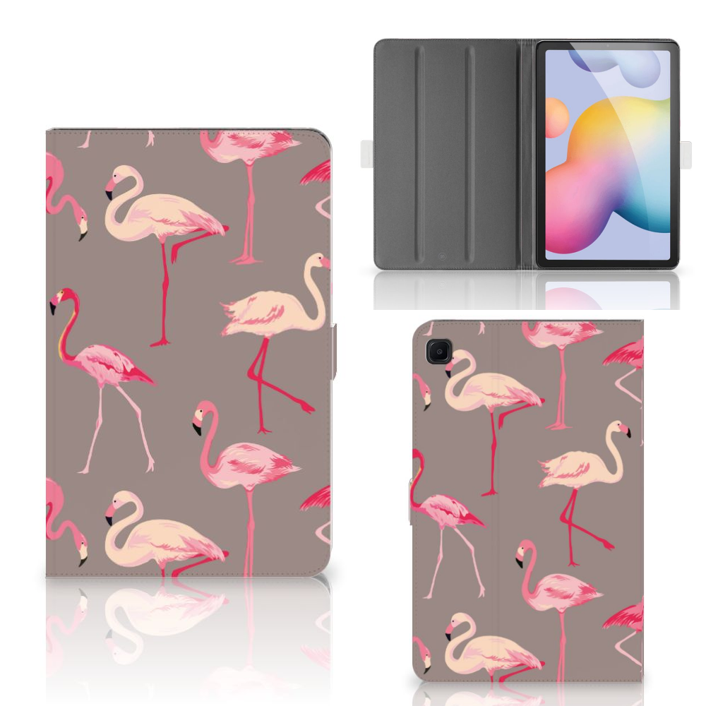 Samsung Galaxy Tab S6 Lite Flip Case Flamingo