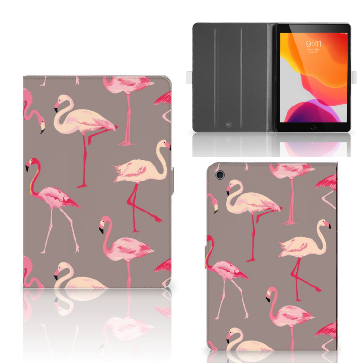 Apple iPad 10.2 (2019) Flip Case Flamingo