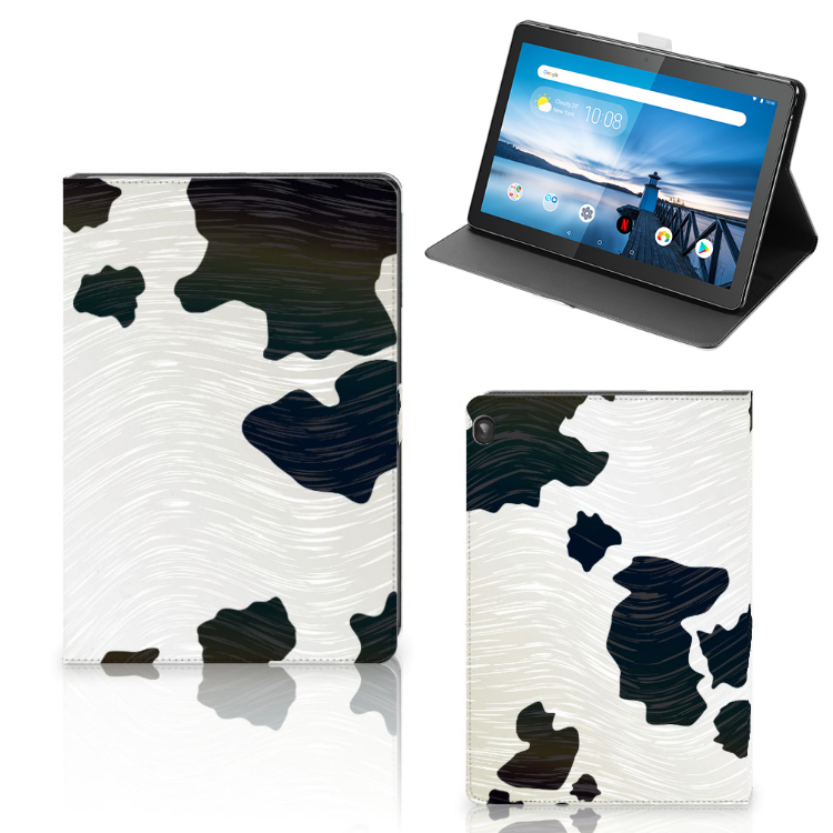 Lenovo Tablet M10 Flip Case Koeienvlekken