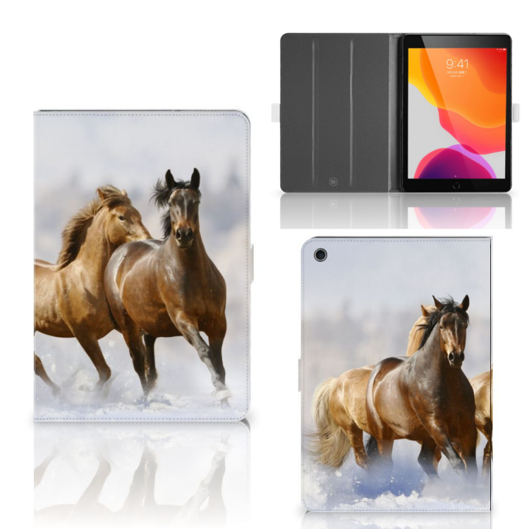 Apple iPad 10.2 (2019) Flip Case Paarden