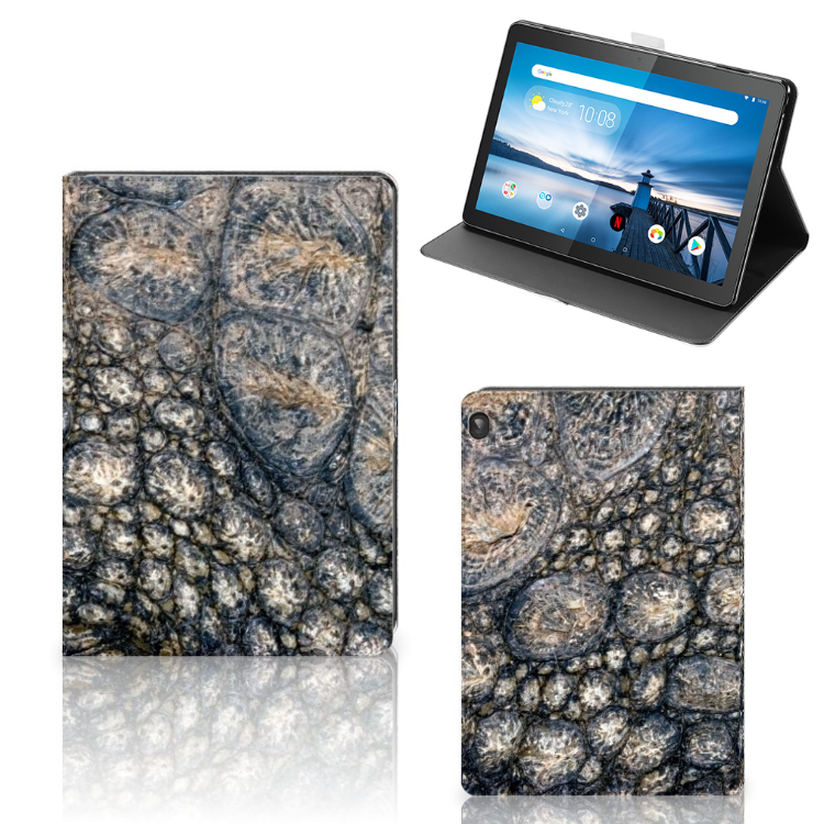 Lenovo Tablet M10 Flip Case Krokodillenprint