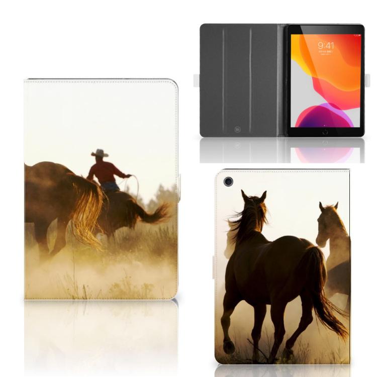 Apple iPad 10.2 (2019) Flip Case Design Cowboy