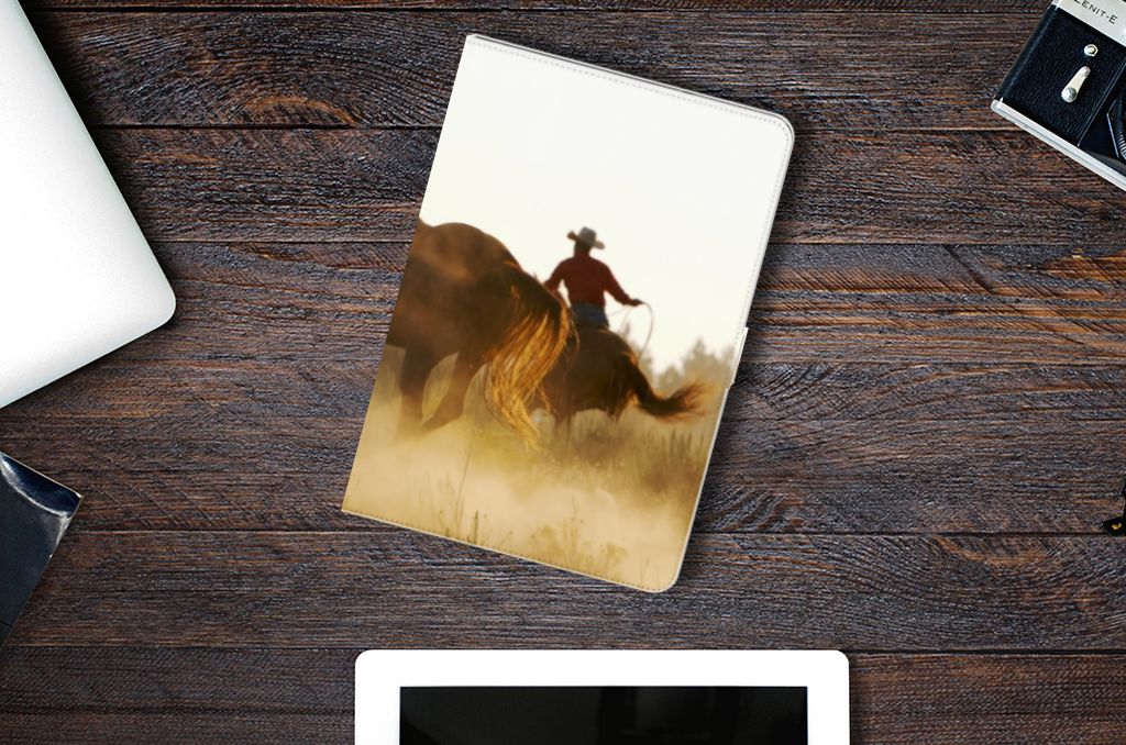 iPad 10.2 2019 | iPad 10.2 2020 | 10.2 2021 Flip Case Design Cowboy