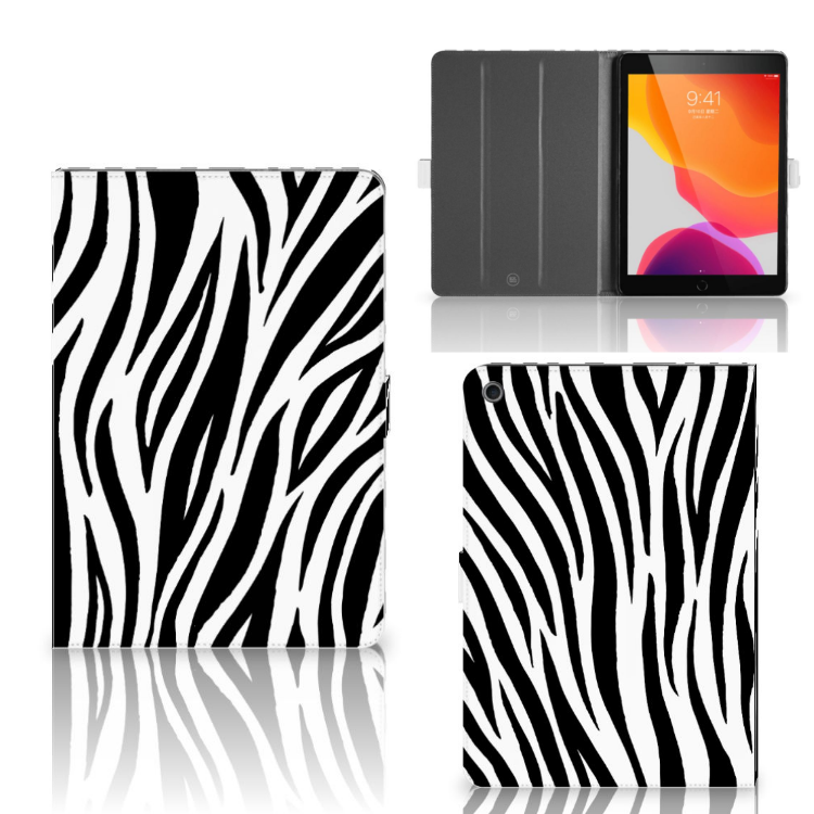 Apple iPad 10.2 (2019) Flip Case Zebra