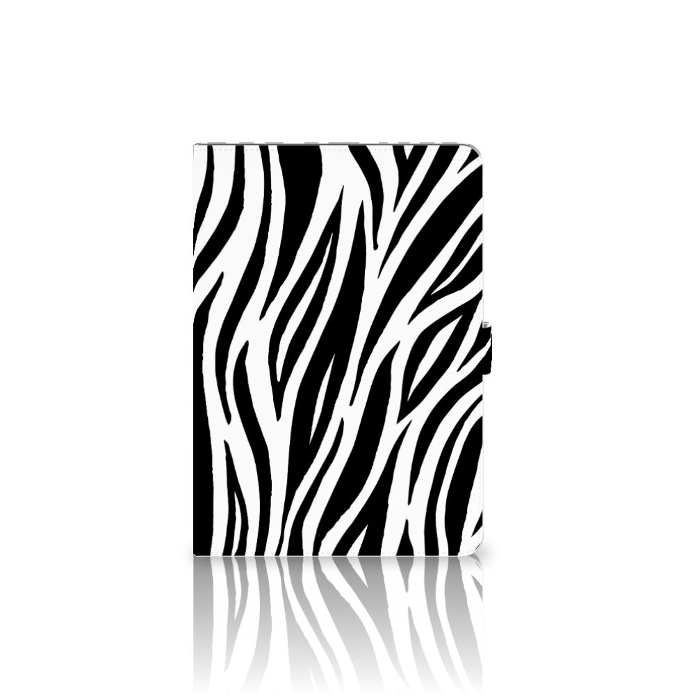 Lenovo Tab E10 Flip Case Zebra
