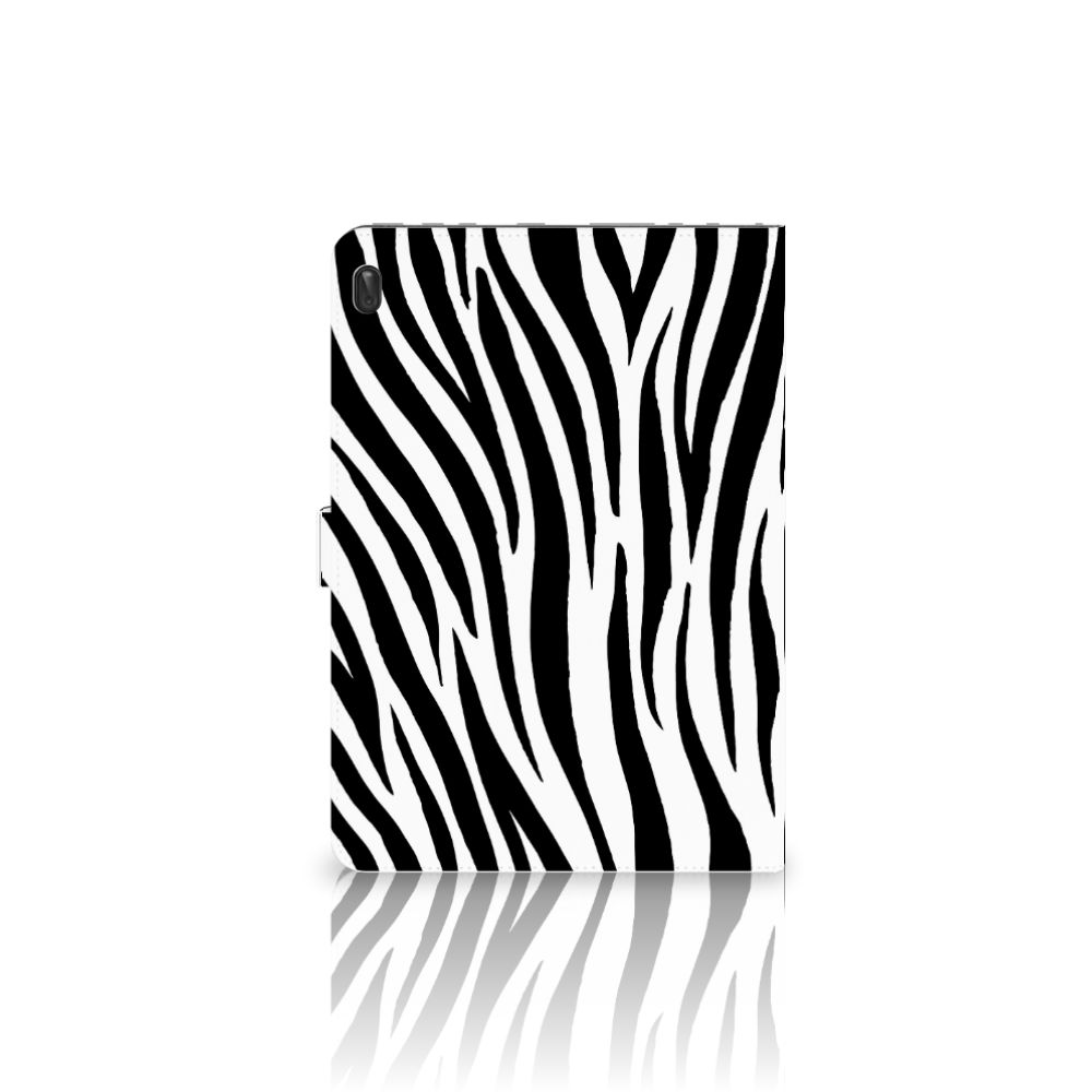 Lenovo Tab E10 Flip Case Zebra