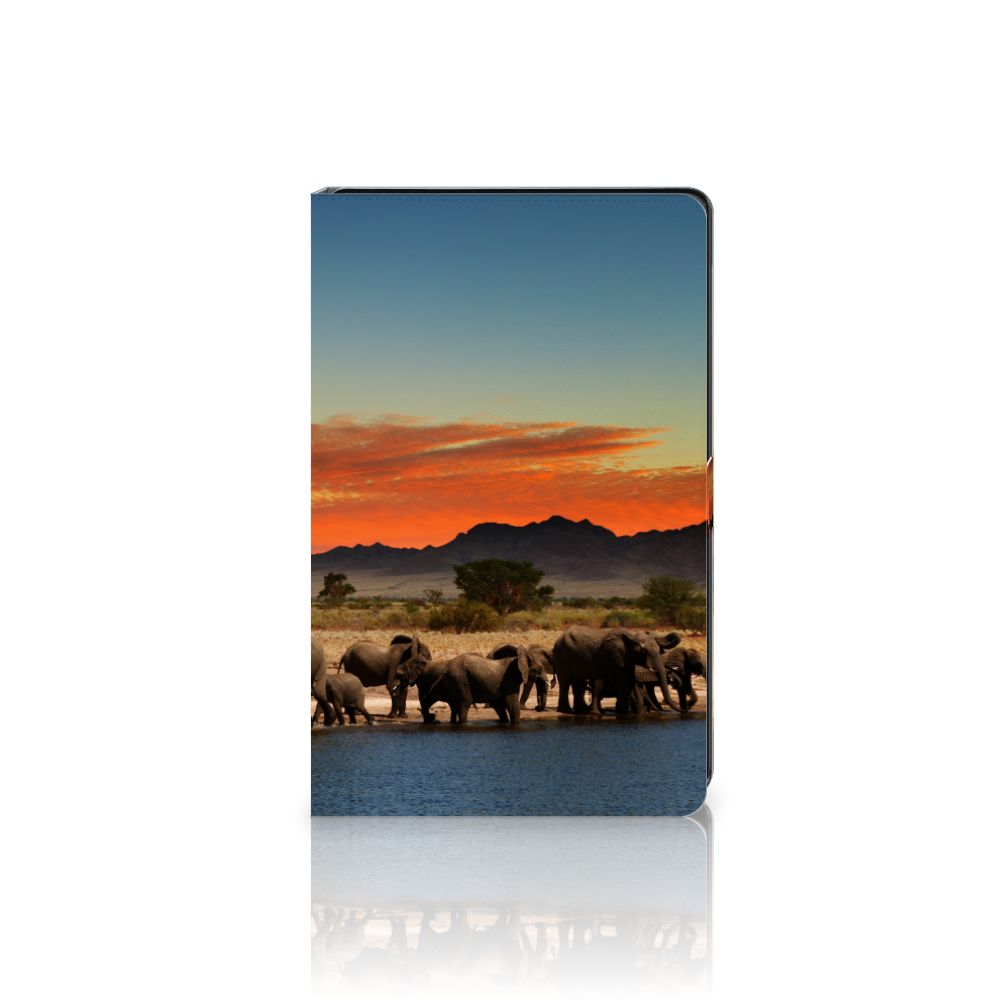 Samsung Galaxy Tab A8 2021/2022 Flip Case Olifanten