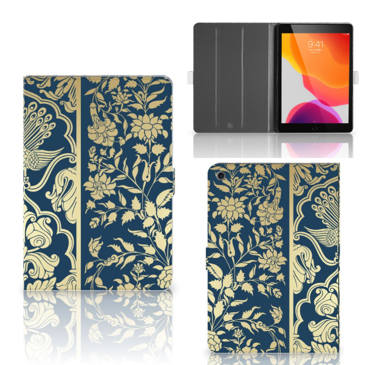 iPad 10.2 2019 | iPad 10.2 2020 | 10.2 2021 Tablet Cover Beige Flowers