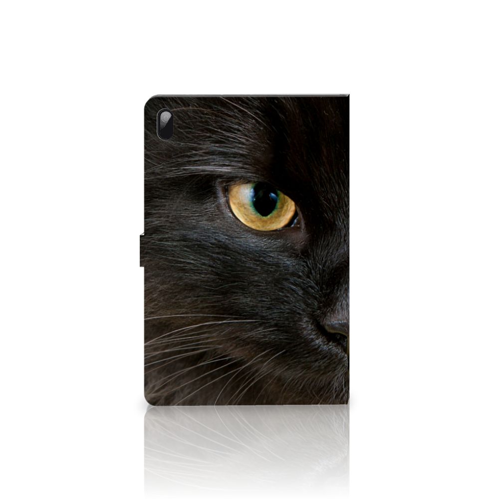 Samsung Galaxy Tab S7 FE | S7+ | S8+ Flip Case Zwarte Kat