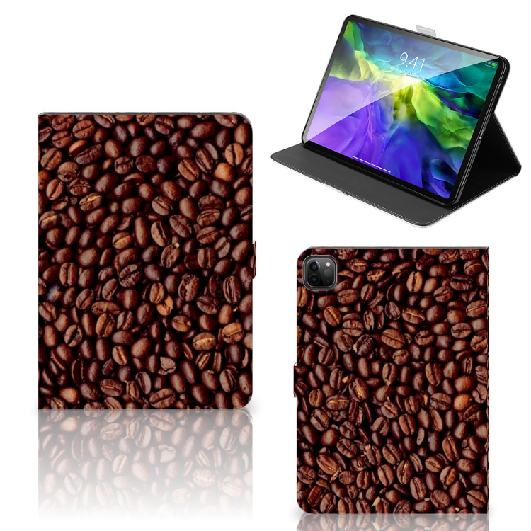 iPad Pro 11 2020/2021/2022 Tablet Stand Case Koffiebonen