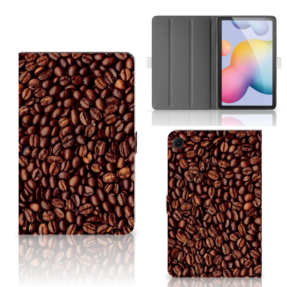 Samsung Galaxy Tab S6 Lite | S6 Lite (2022) Tablet Stand Case Koffiebonen