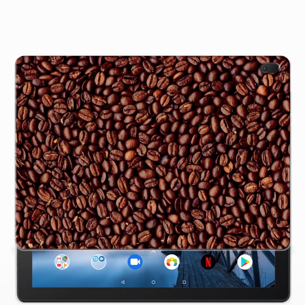 Lenovo Tab E10 Tablet Cover Koffiebonen