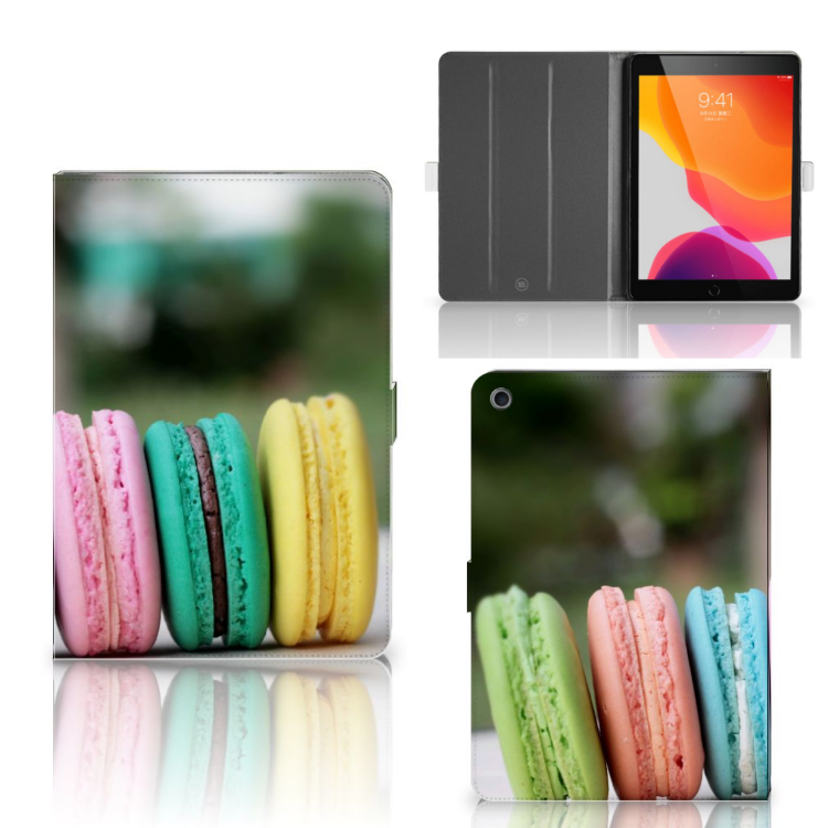 Apple iPad 10.2 (2019) Tablet Stand Case Macarons