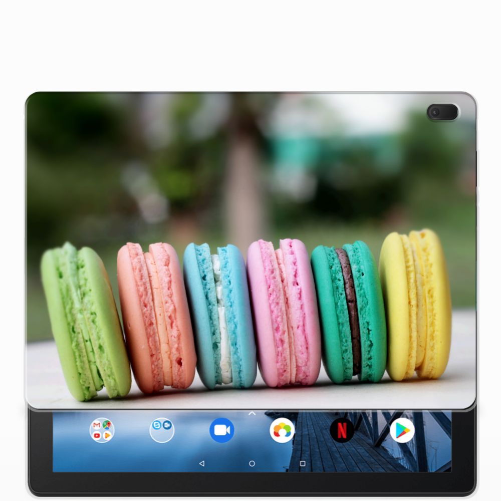 Lenovo Tab E10 Tablethoesje Design Macarons