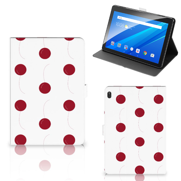 Lenovo Tab E10 Tablet Stand Case Cherries