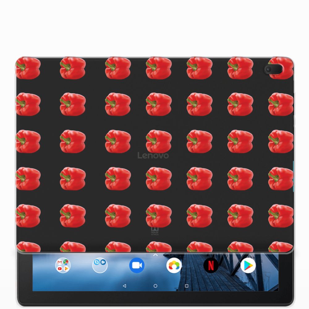 Lenovo Tab E10 Tablethoesje Design Paprika Red