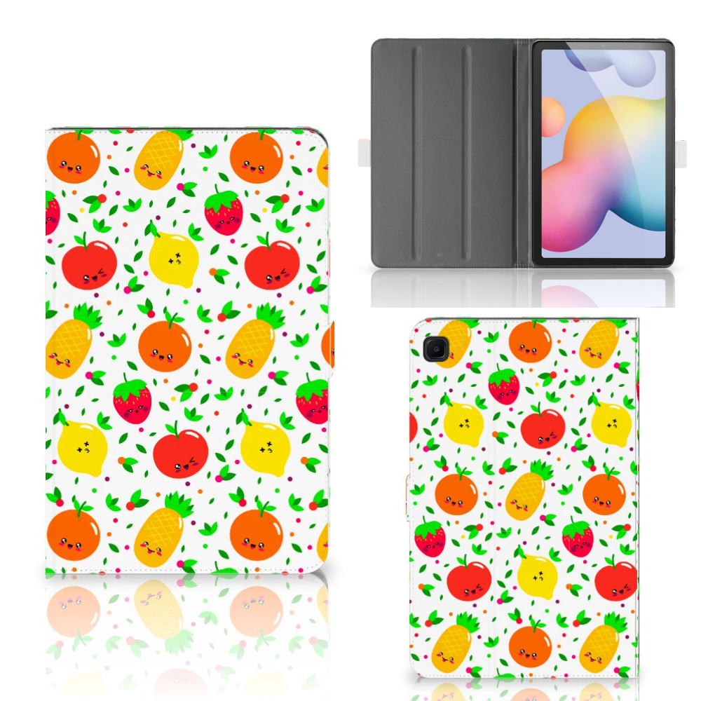 Samsung Galaxy Tab S6 Lite Tablet Stand Case Fruits