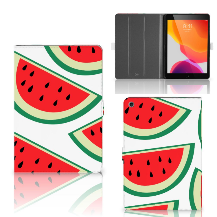 Apple iPad 10.2 (2019) Tablet Stand Case Watermelons