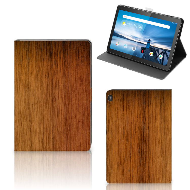 Lenovo Tablet M10 Tablet Book Cover Donker Hout