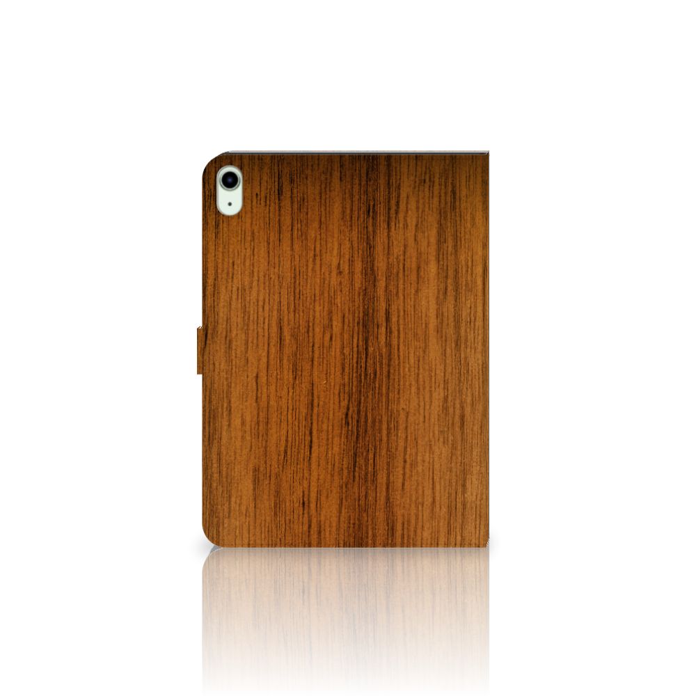 iPad Air (2020-2022) 10.9 inch Tablet Book Cover Donker Hout