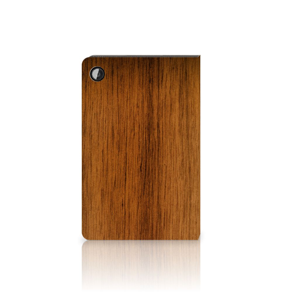 Samsung Galaxy Tab A8 2021/2022 Tablet Book Cover Donker Hout