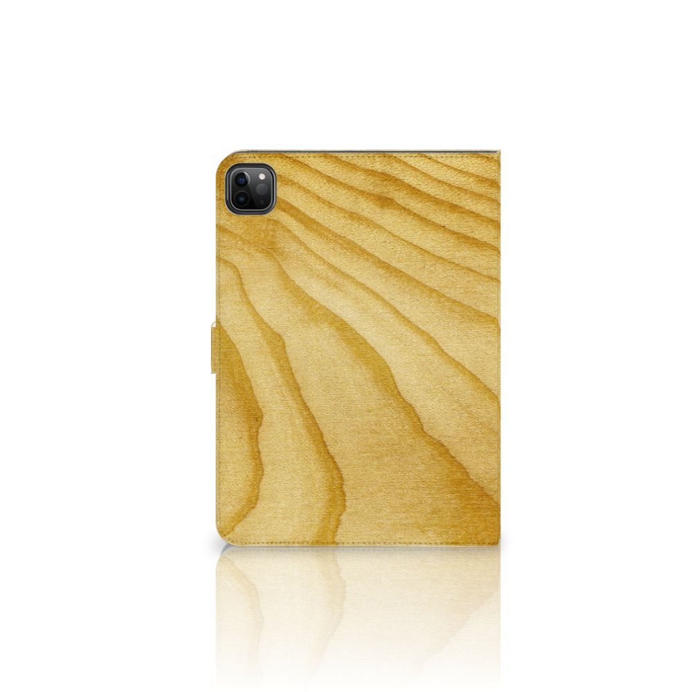 iPad Pro 11 2020/2021/2022 Tablet Book Cover Licht Hout