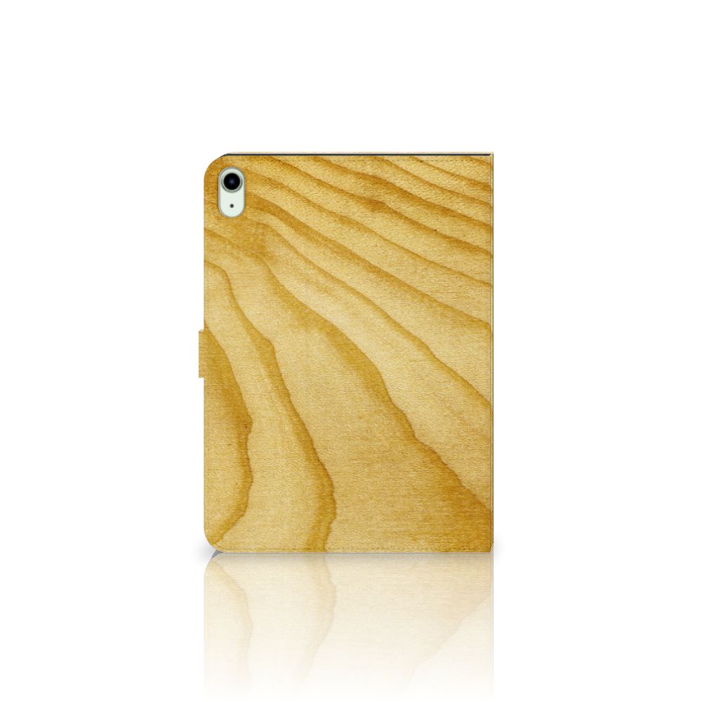 iPad Air (2020-2022) 10.9 inch Tablet Book Cover Licht Hout