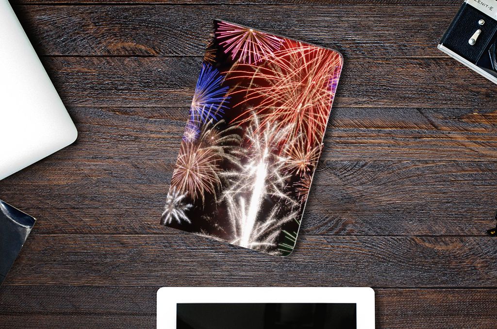 Samsung Galaxy Tab S6 Lite | S6 Lite (2022) Tablet Hoes met standaard Vuurwerk